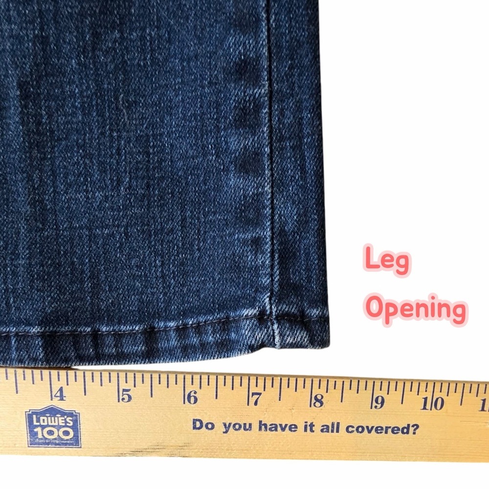 Levi's 525 Perfect Waist Bootcut Jeans Womens 8 M Dark Wash Stretch Denim - Picture 10 of 11